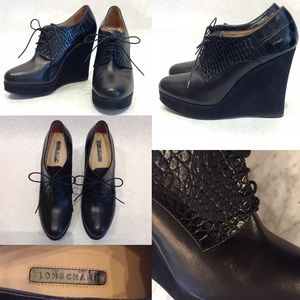 LONGCHAMP Wedge Oxford 7.5